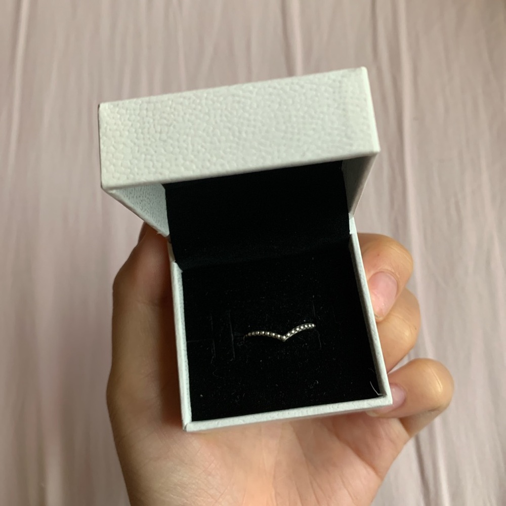 PANDORA WISHBONE RING